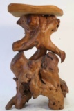 NATURAL FORM WOODEN END TABLE