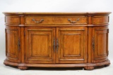 VINTAGE RED ELM SIDEBOARD CABINET