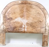 FULL SIZE COWHIDE HEADBOARD.