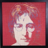 HANDMADE MOSAIC TILE OF JOHN LENNON