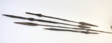 SET OF FOUR ANTIQUE AFRICAN SPEARS