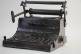 BRONZE TYPEWRITER SCULPTURE