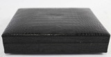 BLACK ALLIGATOR SKIN HUMIDOR