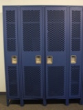 6ft PAINTED FOUR DOOR METAL LOCKERS