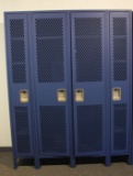 6ft PAINTED FOUR DOOR METAL LOCKERS