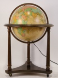 VINTAGE REPLOGLE HEIRLOOM GLOBE ON REMOVABLE BASE