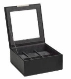 WOLF STACKABLE SIX WATCH TRAY WITH LID