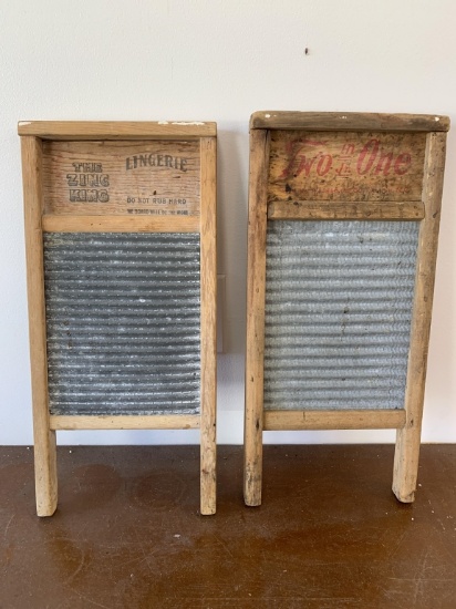 PAIR WASHBOARDS