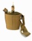 ORIGINAL WWII BRITISH CANTEEN w/KHAKI WEB CARRIER