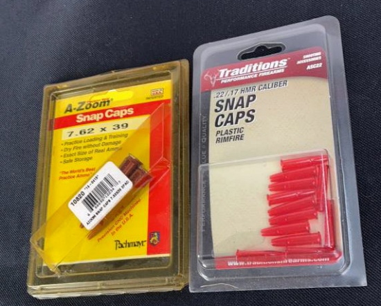 SNAP CAPS - 7.62X39 & .22/.17HMR NEW IN PKG.