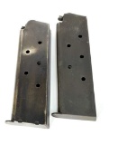 LOT (2) UNMARKED 1911 MAGAZINES .45 ACP