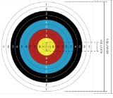 30 PC. PAPER ARCHERY TARGETS 16