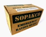 CASE SOPAKCO MRE'S LOW SODIUM EMERGENCY MEALS