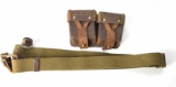 ORIGINAL RUSSIAN MOSIN NAGANT SLING & AMMO POUCH