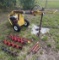 GROUND HOG TOWABLE POWER AUGER WITH ATTACHMENTS