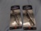 TWO 6IN STAINLESS STEEL CLEATS