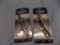 TWO 6IN STAINLESS STEEL CLEATS