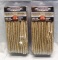 TWO 1/2 X 25FT NYLON DOUBLE BRAID DOCK LINES GOLD