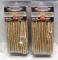 TWO 1/2 X 25FT NYLON DOUBLE BRAID DOCK LINES GOLD