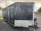 22' V NOSE, REAR RAMP DOOR, ENCLOSED TRAILER