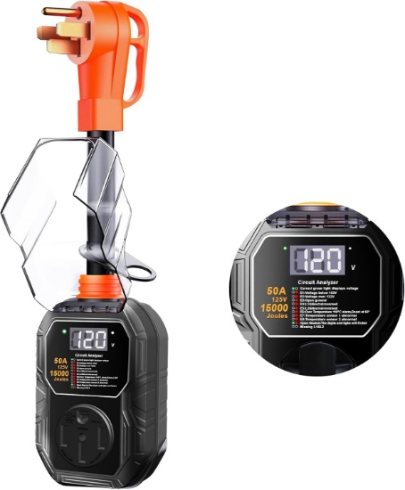 (NIB) 60A 125 VOLT RV SURGE PROTECTOR