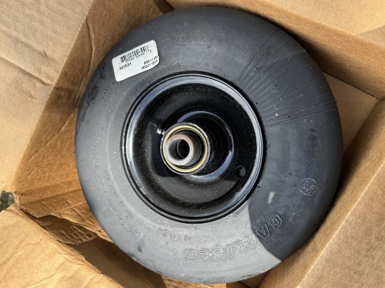 CARLISLE 11X4.00-5 / 3.25 NEW IN BOX WHEEL & TIRE