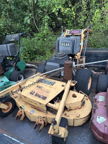 SCAG 48" WALK-BEHIND GAS MOWER-LISTING IN PROGRESS