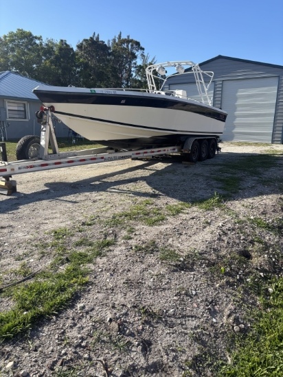 1989 BAJA 28 CENTER CONSOLE BOAT (NO TRAILER)