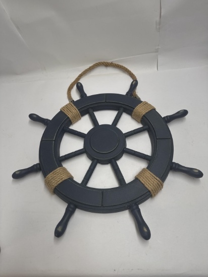 WOOD SHIP'S WHEEL