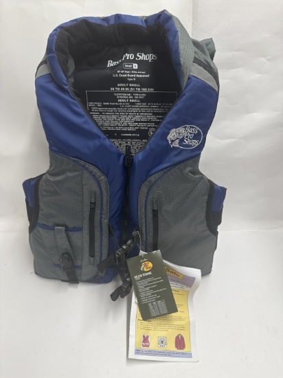 SMALL BASS PRO SHOPS DELUXE LIFE VEST