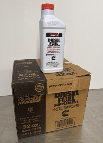 (12)32OZ PS DIESEL FUELSUPPLEMENT & CETANE BOOST