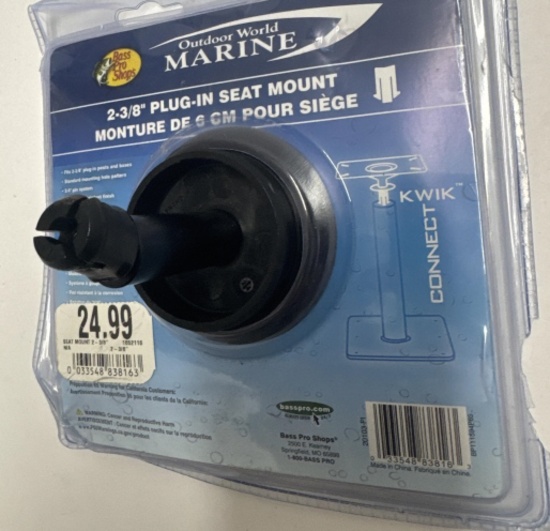 BASS PRO SHOPS SEAT MOUNT