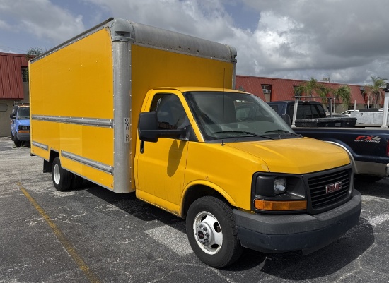 2016 GMC 16' BOX TRUCK 107K MILES