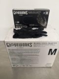 10 BOXES OF 100 GLOVEWORKS BLACK MECHANICS GLOVES