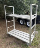 HEAVY DUTY ALUMINUM ROLLING CART