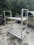 HEAVY DUTY ALUMINUM ROLLING CART
