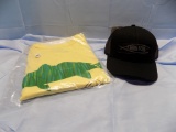 LONG SLEEVE PERFORMANCE T & CAP YELLOW/BLACK LARGE