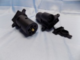 TWO 7 TO 5 TRAILER ADAPTERS WITH ALARM