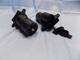 TWO 7 TO 5 TRAILER ADAPTERS WITH ALARM