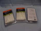 THREE 3/8 X 15FT TWISTED NYLON DOCK LINES