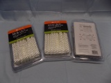 THREE 3/8 X 15FT TWISTED NYLON DOCK LINES