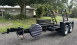 6-LUG TANDEM AXLE SKID STEER EQUIP TRAILER