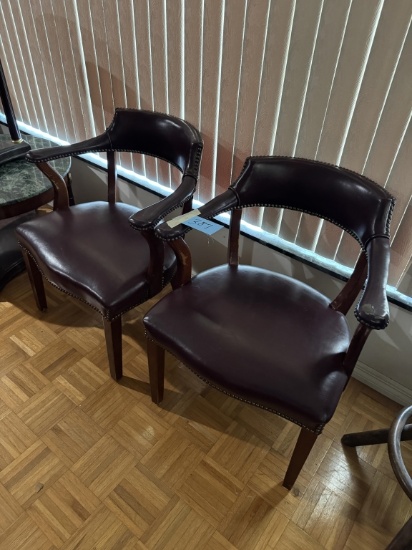 PAIR ARM CHAIRS