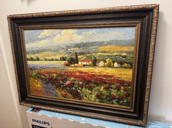 SIGNED OIL ON CANVAS