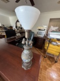 ORNATE METAL LAMP