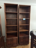 PAIR BOOK CASES