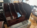 WOOD DESKTOP ORGANIZER