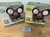 PAIR SOLAR LIGHTS IN BOX