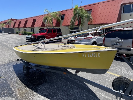 1978 ISLANDS 17 SAILBOAT (WITH TRAILER)