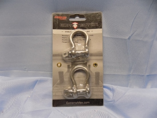Two 5/16 Stainless Steel Shackles